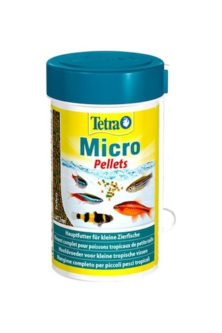 Tetra Micro Pellets Akvaryum Balık Yemi 100 ML 64 G