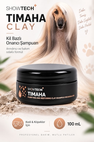 Showtech Timaha Köpek Onarıcı Şampuanı 100 Ml 10:1 Konsantre Şampuanı