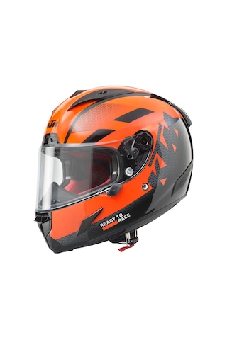 Ktm Race-R Pro Helmet Kapalı Kask Kırmızı Siyah