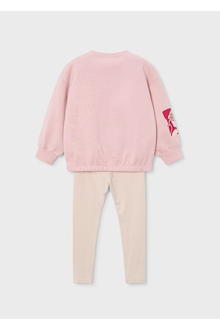 Mayoral 4726-53 Kız Çocuk Ekru-pembe Taytlı Takım Ekru - Pembe