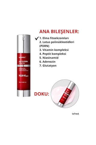 Medipeel Phyto Exosome Pdrn Lifting Serum 50 Ml Pdrn Ve Mikroiğneli Peptit Lifting Serumu