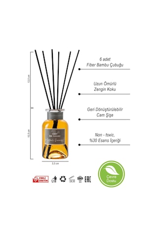 Paçuli & Tarçın Bambu Çubuklu Oda Kokusu 150 Ml Paçuli