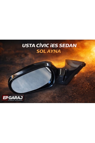Honda Civic İes 1996-2001 Model Sedan Uyumlu Sol Ayna