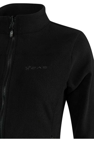 2as Cara Kadın Tam Fermuarlı İnce Polar Sweatshirt Lila