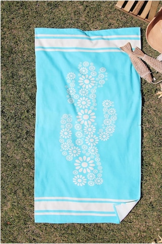 Baveno Pamuk Baskılı 70X140 Plaj Havlusu