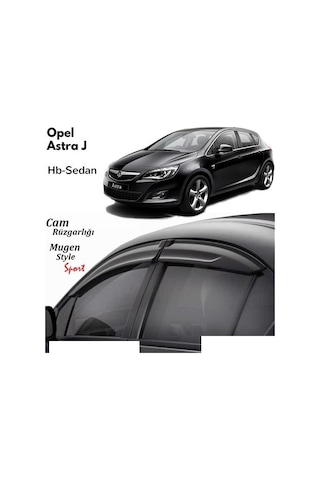 Opel Astra J Cam Rüzgarlık Mugen Tip 4 Lü
