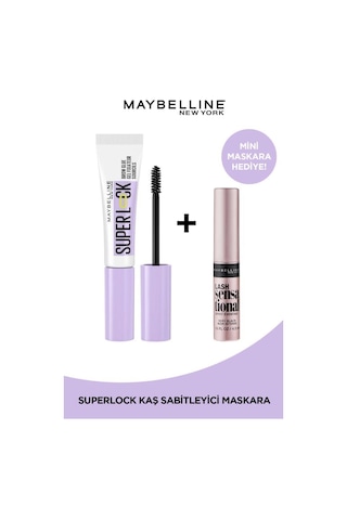 Maybelline New York Super Lock Kaş Sabitleyici & Mini Lash Maskara