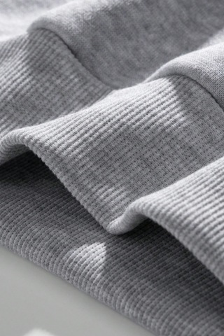 Tarz Cool Regular Kapüşonlu Sweatshirt Erkek Unisex 3 İplik Şardonlu %100 Pamuk Basic Hoodie Gri