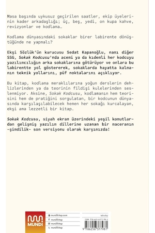 Sokak Kodcusu - Mundi - Sedat Kapanoğlu