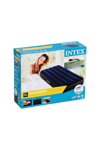 64756ıky intex Tek Kişilik Şişme Yatak Lacivert