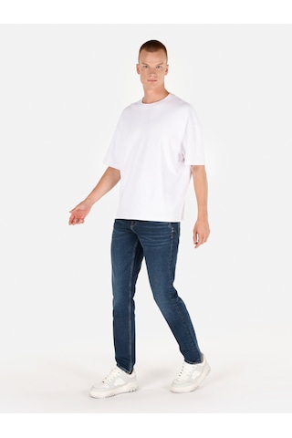 Colins 044 Karl Normal Kesim Düşük Bel Düz Paça Mavi Erkek Pantolon Cl1071285 Denim