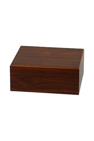 Cedar Alman Humidor Puro Kutusu Kahve 30's