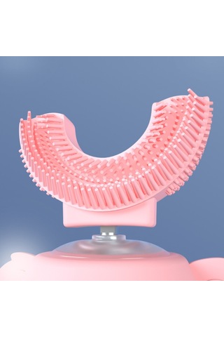 Sones Çocuk Ağız Elektrikli Diş Fırçası U Şeklinde Sonic Akıllı Elektrikli Diş Fırçası Mavi