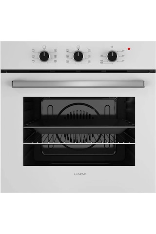 Lanova Mano 2106TW01 - G16400-202 - 3220W6 Beyaz Cam Ankastre Set