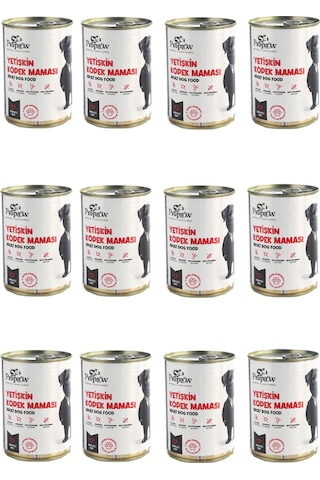 Propaw Sığır Parça Etli Jöleli Premium Tahılsız Yetişkin Köpek Maması 12 x 415 G