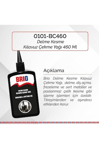 Delme Kesme Kılavuz Çekme Yağı 460ml