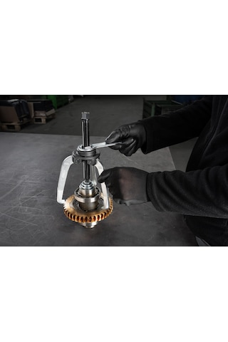 Kukko 12-3 Üç Ayaklı Mekanik Çektirme 200x165mm Ağır Hizmet Tipi Profesyonel