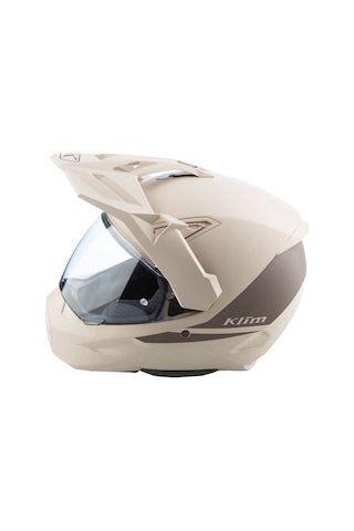 Klim X1 Alpha Carbon Korumalı Adv Kask Krem Kahverengi