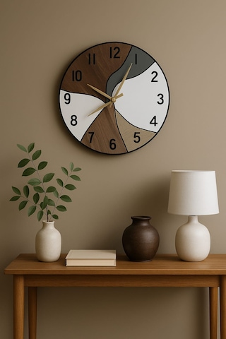 Yeni Tasarım Modern Duvar Saati Şık Ve Kalite Bir Arada No:1001 Siyah