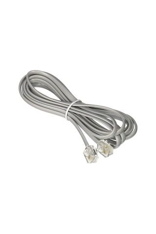 Telefon Kablosu 3 Metre Jacklı Rj11 Köken Kablo Adsl Modem Kablo