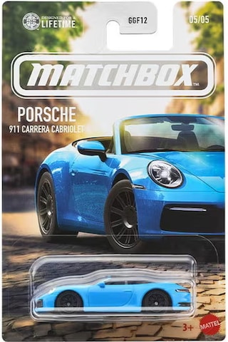 Matchbox Temalı Arabalar Porsche 911 Carrera Cabrıolet Jjr59 Çok Renkli