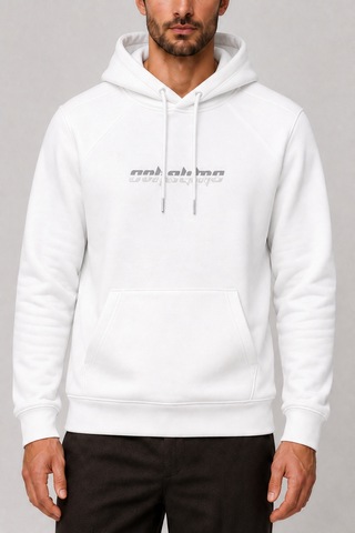 Redline Consume Erkek Regular Fit Kapüşonlu Sweatshirt Beyaz