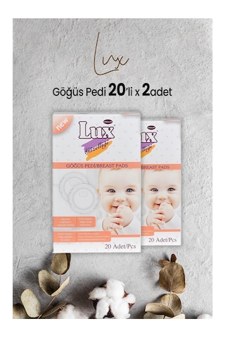 Lux Göğüs Pedi 20 Lix 2 Paket