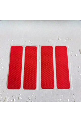 4 Adet Yansıtıcı Şeritler Gece Güvenlik Uyarı Motosiklet