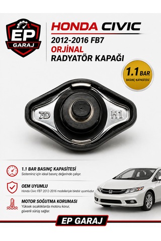 Honda Cıvıc Fb7 2012 2016  Radyatör Kapağı 1.1 Bar