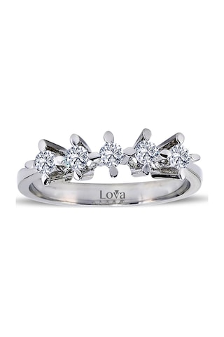 Lova G Renk 0,35 Karat Pırlanta Beştaş Yüzük - 1070068
