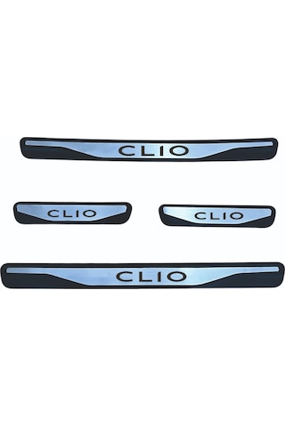 Clio 5 Kapı Eşiği 2019 Ve Üzeri New Krom Kapı Eşiği 4 Parça Paslanmaz Çelik