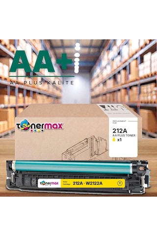 Hp 212a W2122a Sarı Uyumlu Toner Aa Plus / Color Laserjet Enterprise M554 / M555 / Mfp M578