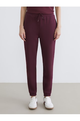 Lcw Everyday Mürdüm Beli Lastikli Kadın Kalın Jogger Eşofman Altı