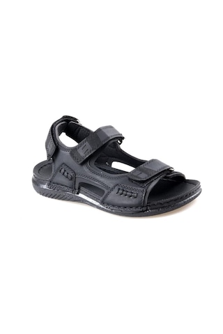 Papuçcity Carla Verde 171241 Orto Pedik Erkek Çocuk Sandalet Siyah