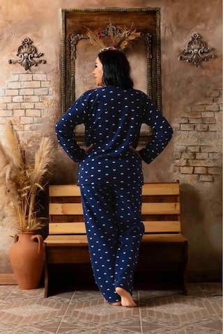 Sude Kadın Büyük Beden Kışlık Welsoft Pijama Takımı K200/585 - 1 Adet 001