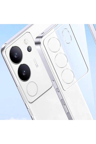 Vivo V29 5g Kılıf Zore Süper Silikon Kapak Renksiz