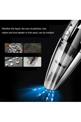 Cbtx R-6053 Taşınabilir Araba Ev Elektrikli El Süpürgesi Kablosuz Şarj Edilebilir Abs Elektrikli Süpürge