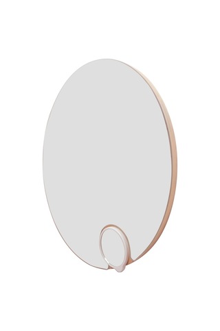 Akis 20 Duvar Aynası Meşe Beyaz