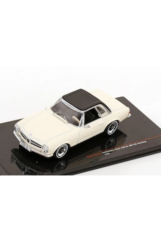 1:43 Ölçek Ixo 1964 Mercedes Benz 230 Sl W113 With Hardtop Diecast Metal Minyatür Model Araba 10cm