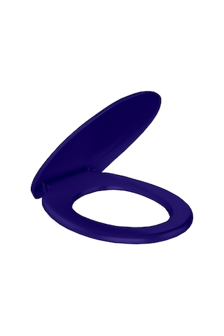 Rona Tisa Parlak Lacivert Thermoplast Standart Klozet Kapağı Üstten Monte