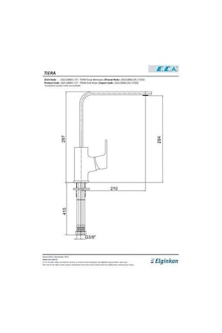 E.c.a. Tiera 104818123 Mutfak Eviye Bataryası - Beyaz