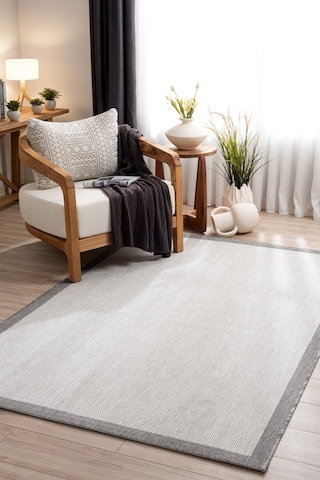 Fresco Soft Gri Antrasit Yıkanabilir Halı A3936a Gri Antrasit