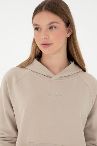 U.S. Polo Assn. Kadın Taş Kapüşonlu Sweatshirt 50296944-VR049