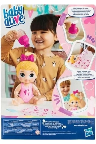 Baby Alive Bebeğimle Şampuan Eğlencesi F8853 F9119 Lisanslı Ürün