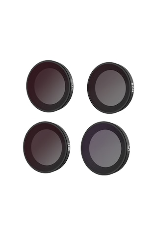 Springsun Telesın Is-flt-go3 4'lü Filtre Seti Lens Filtre Kiti Cpl Filtre + Nd8/ Nd16/ Nd32 Filtre Alüminyum Çerçeve Optik Cam Su Geçirmez