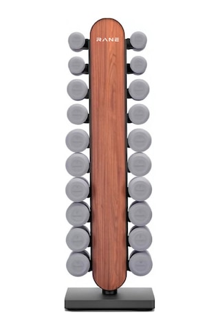 Rane Ahşap Görünümlü Dambıl Standı Şık Tasarım