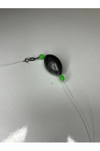Glowlu Tek Iğneli 50 Gram Gezer Kurşunlu Hazır Olta Iğnesi Takımı Kıyı Çipura,mercan,lidaki,vb 1