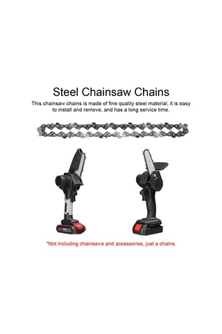 Hallow Geevorks-1 Adet 6" Mini Çelik Testere Zincirleri Elektrikli E21149