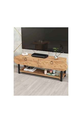 Vega Tv Ünitesi+sehpa Salon Set Kahverengi
