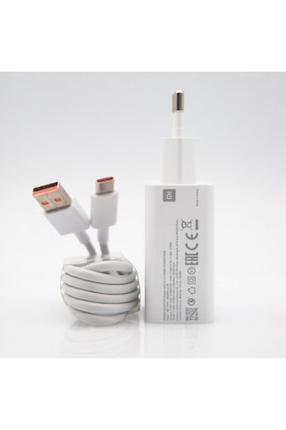 Gregoss Xiaomi Ve Poco 33 Watt 5a Mdy 11 Ez Turbo Şarj Aleti Başlık+kablo Set Kutusuz Turuncu Uçlu